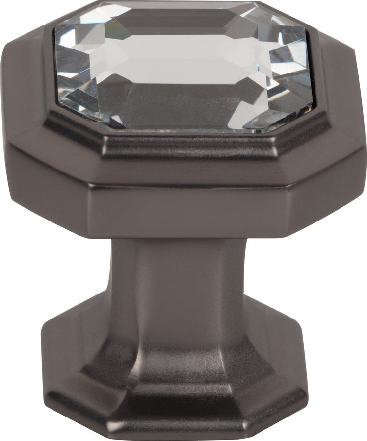 Crystal Emerald Knob 1 1/8 Inch