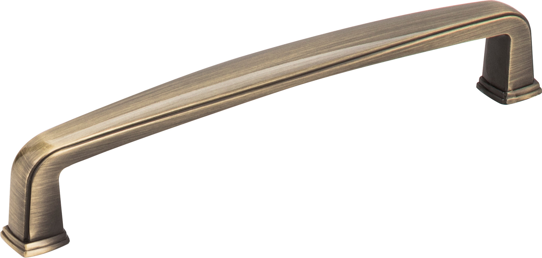 128 mm Center-to-Center Lightly  Square Milan 1 Cabinet Pull