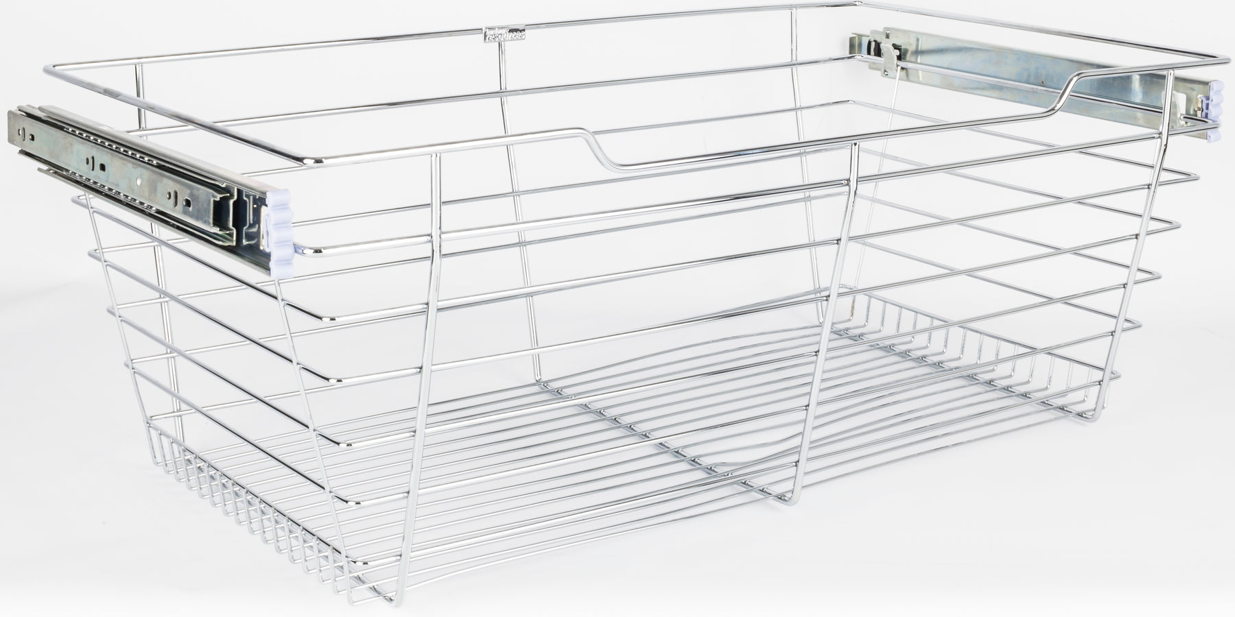 Chrome Closet Pullout Basket with Slides 16