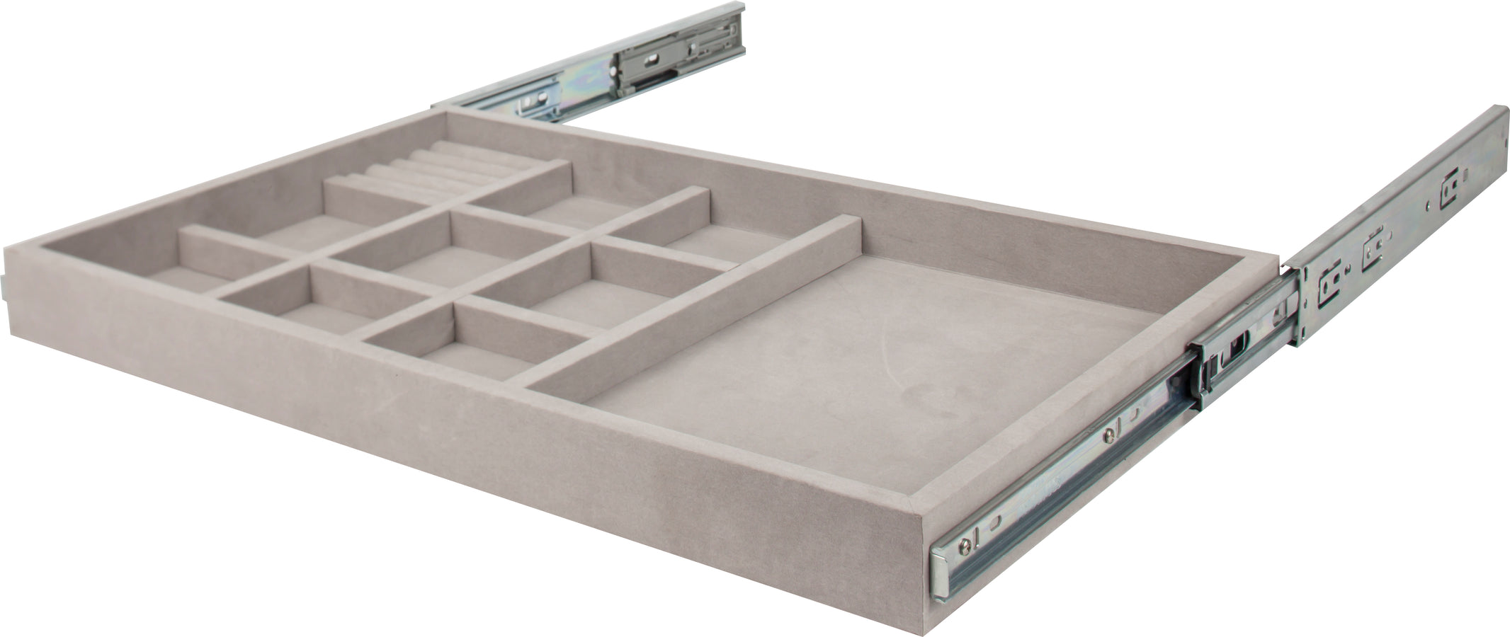Felt 10-Compartment Jewelry Organizer Drawer