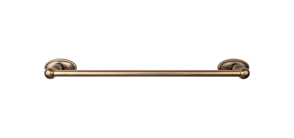 Edwardian Bath Towel Bar 24 In. Single - Oval Backplate