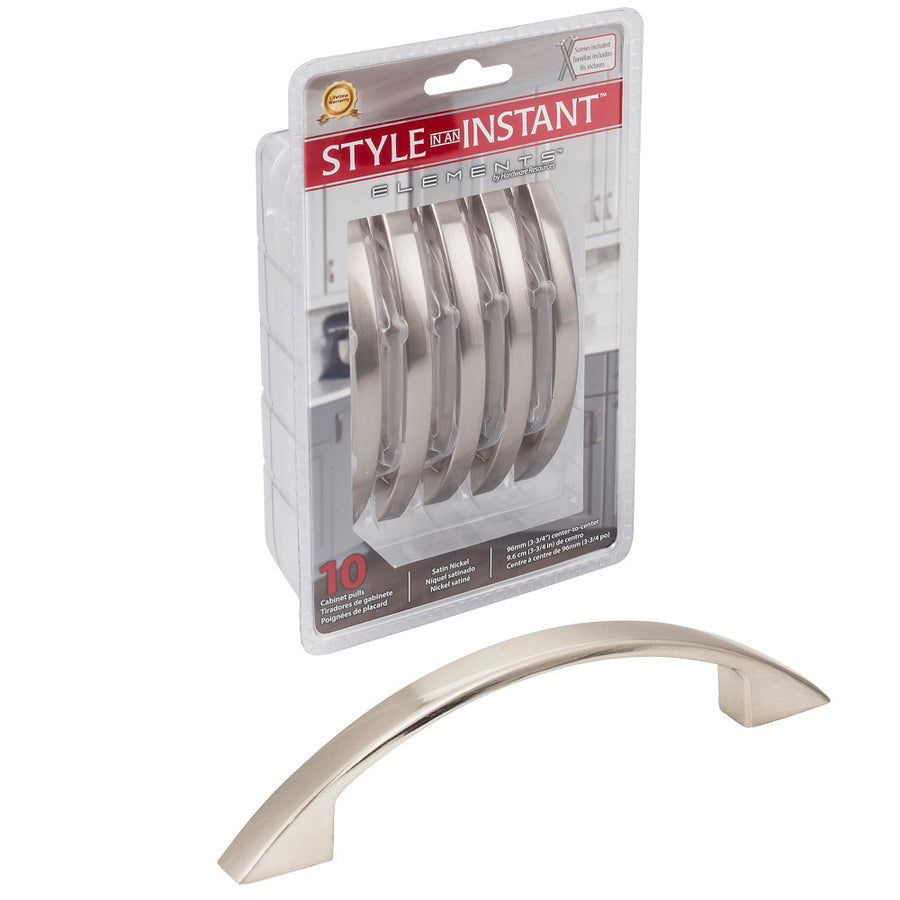 96 mm Center-to-Center  Arched Somerset Retail Packaged Cabinet Pull