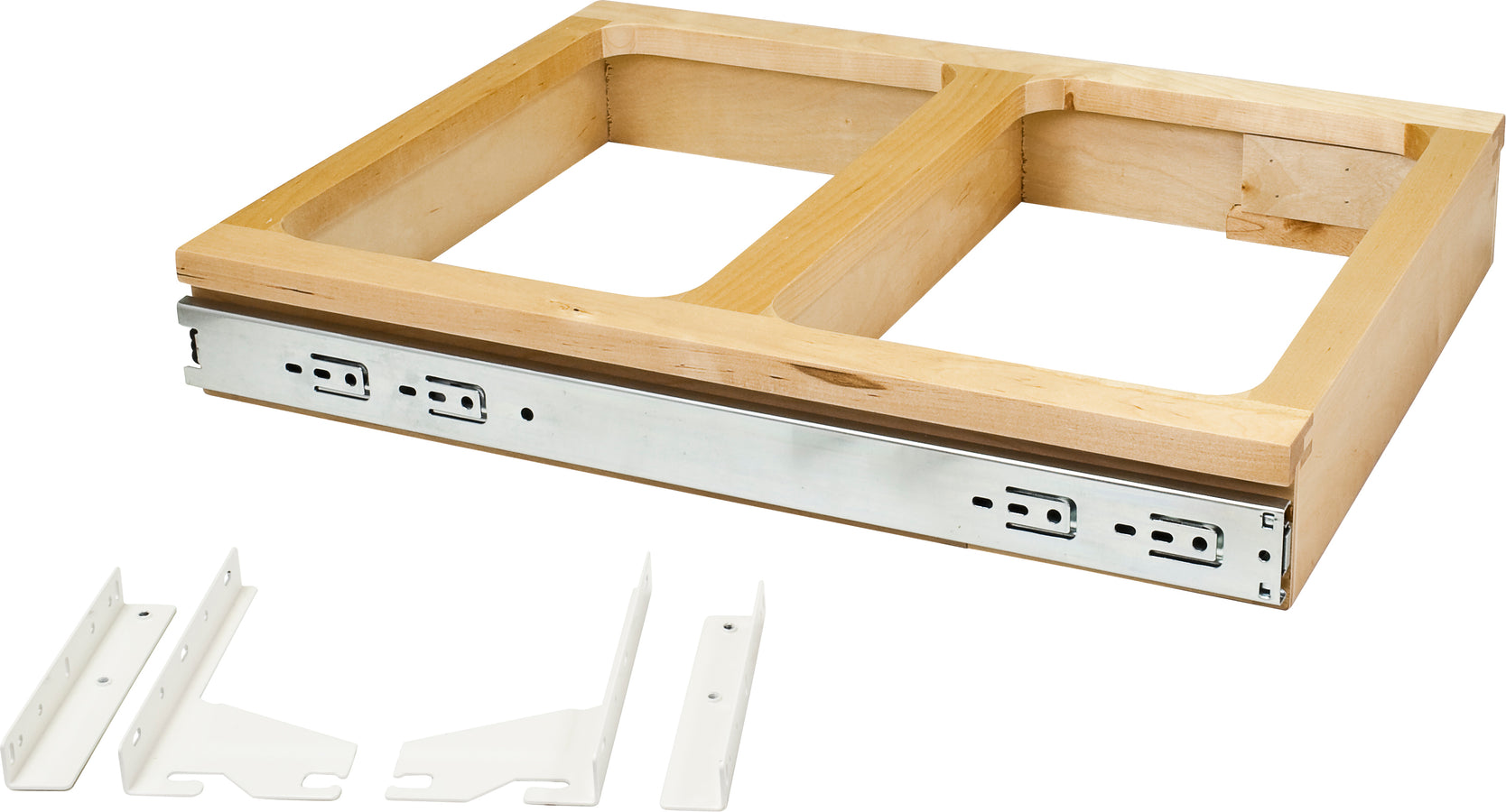 Double  35 Quart Top-Mount Trashcan Pullout for 18