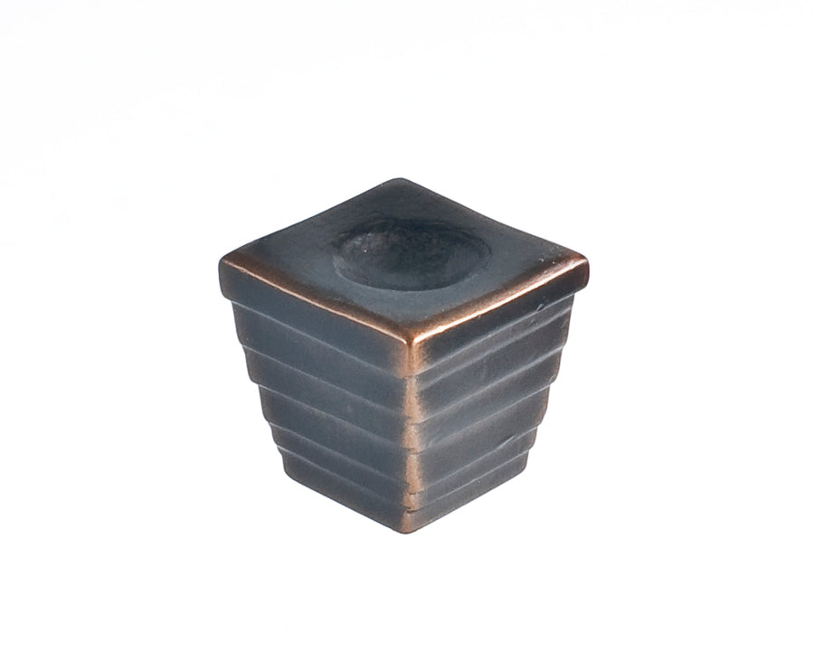 Forged 2 Medium Cube Knob 1 1/4 Inch