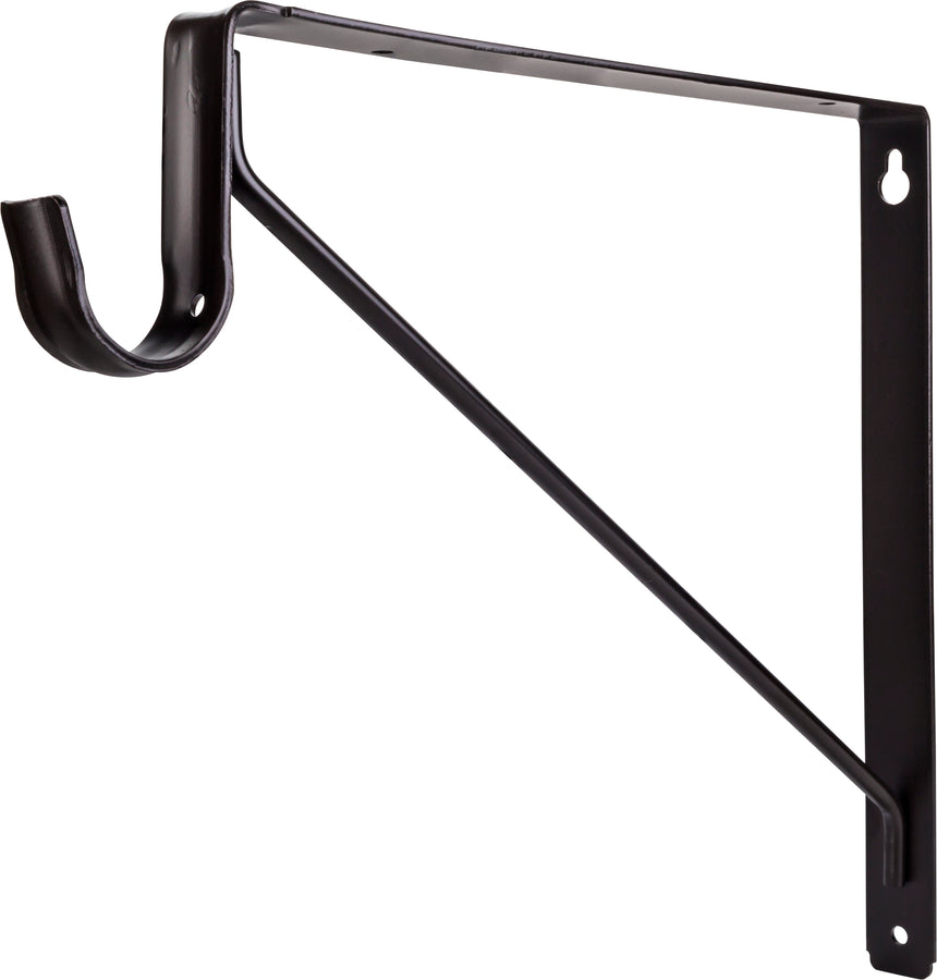 Shelf Bracket with Rod Support for 1-5/16