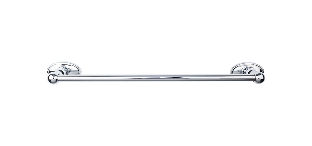 Edwardian Bath Towel Bar 24 In. Single - Oval Backplate