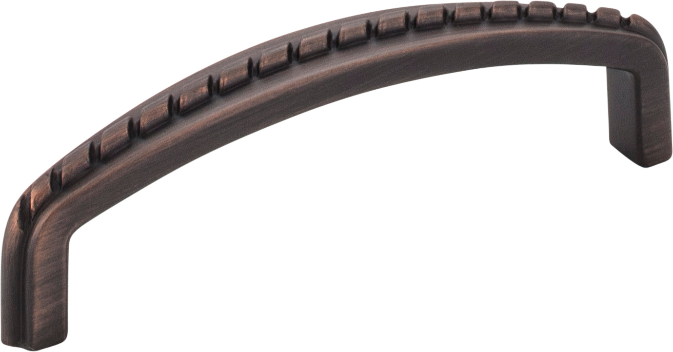 96 mm Center-to-Center  Rope Detailed Cypress Cabinet Pull