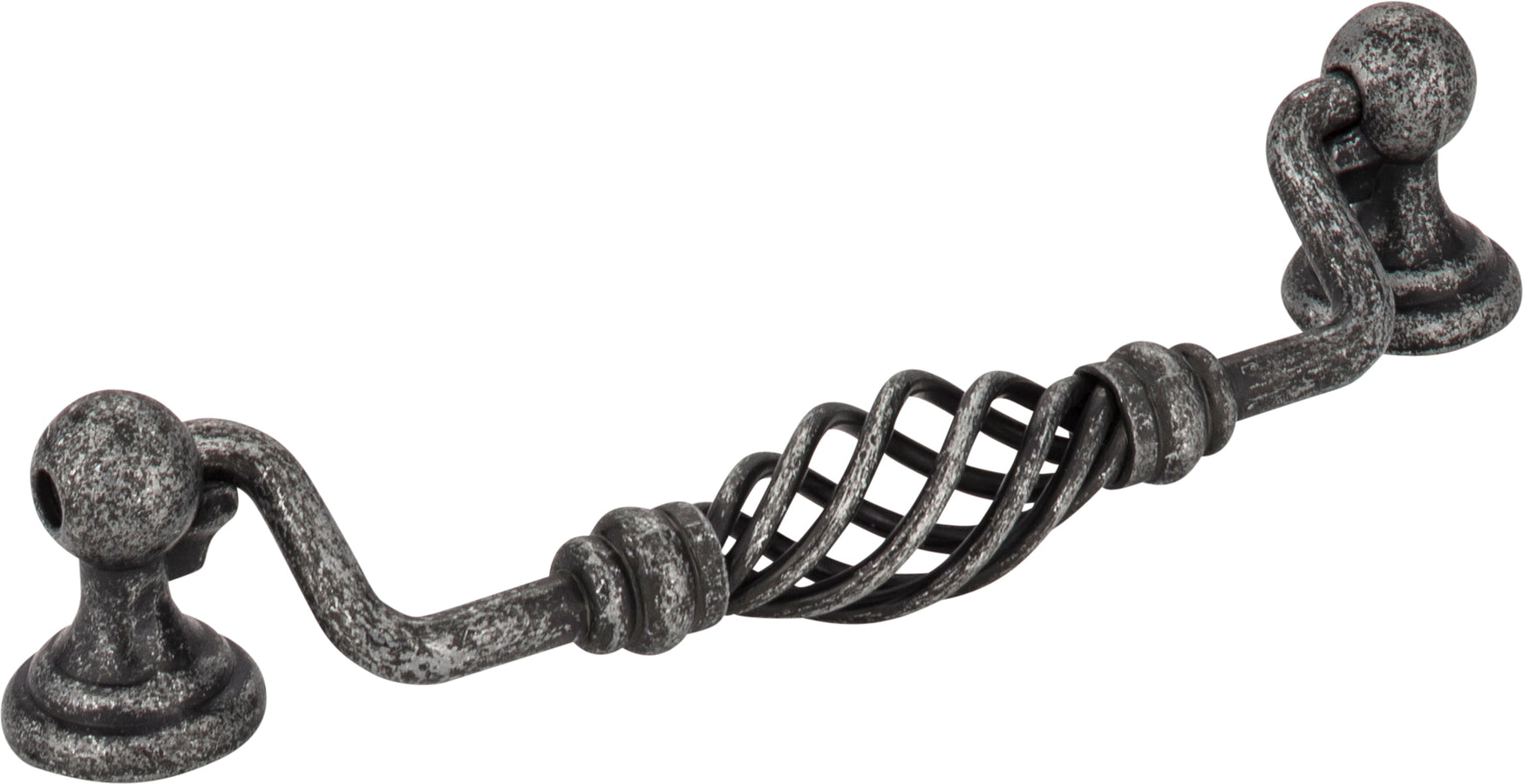 128 mm Center-to-Center  Twisted Zurich Drop & Ring Pull