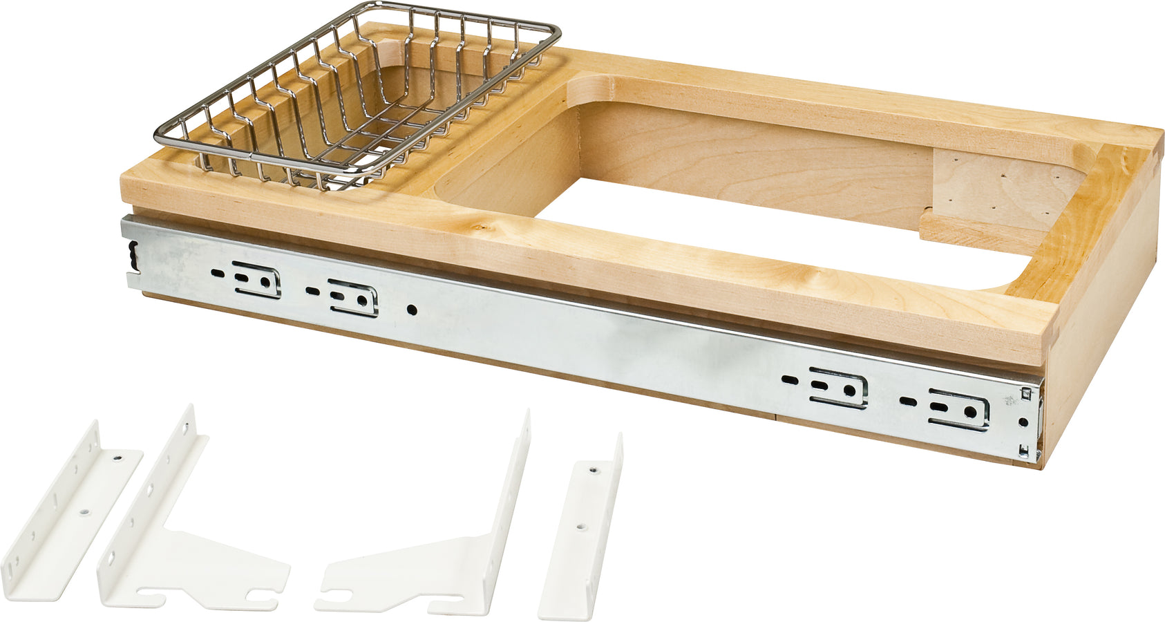 Single  50 Quart Top-Mount Trashcan Pullout for 15