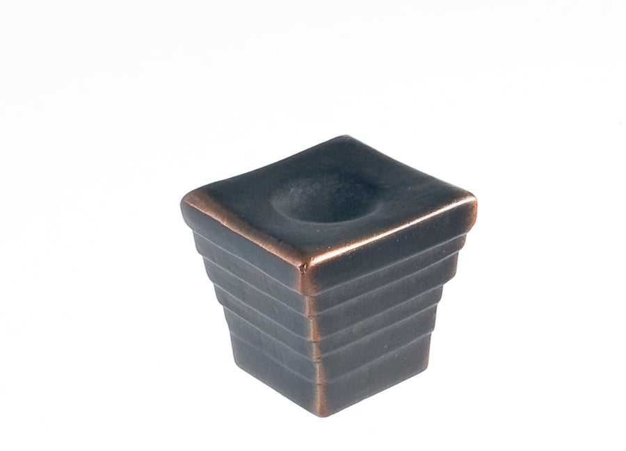 Forged 2 Large Cube Knob 1 3/8 Inch