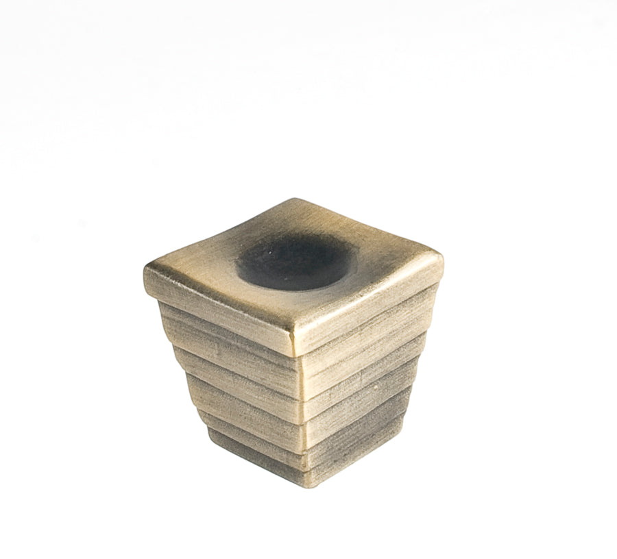 Forged 2 Large Cube Knob 1 3/8 Inch