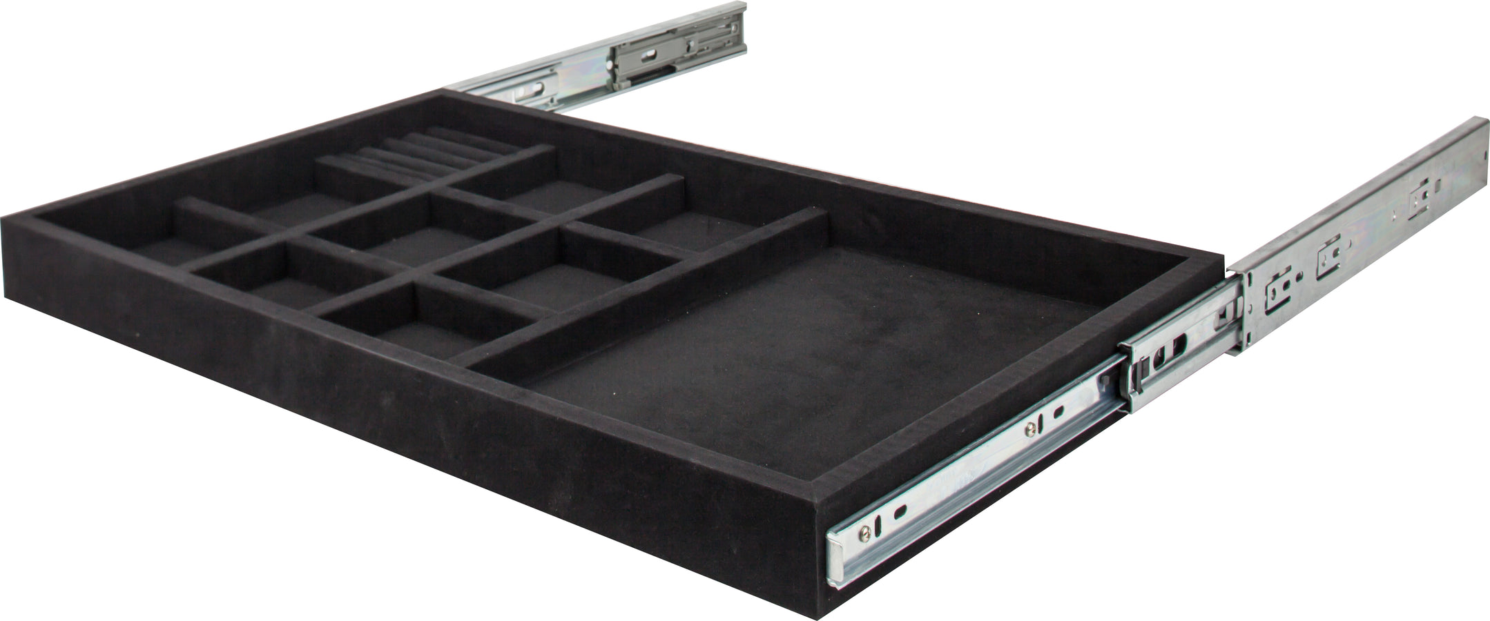 Felt 10-Compartment Jewelry Organizer Drawer