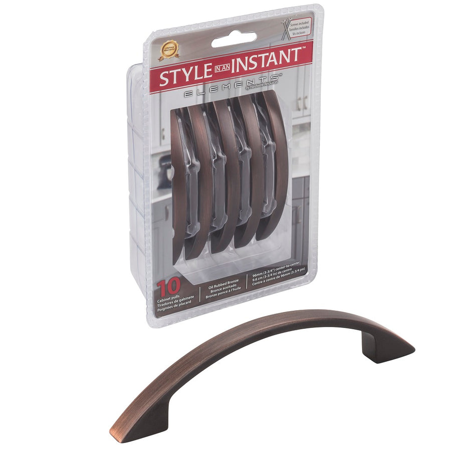96 mm Center-to-Center  Arched Somerset Retail Packaged Cabinet Pull
