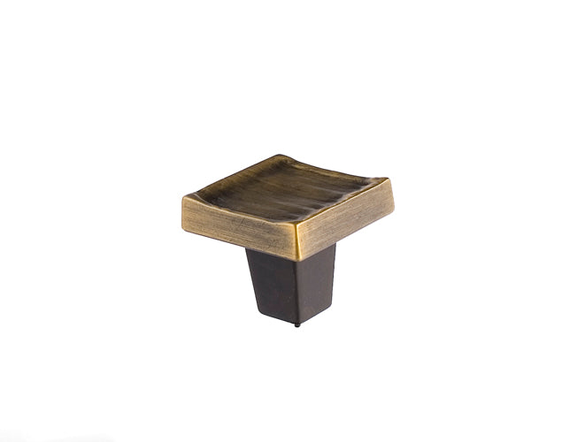 Forged 3 Square Knob 1 1/4 Inch
