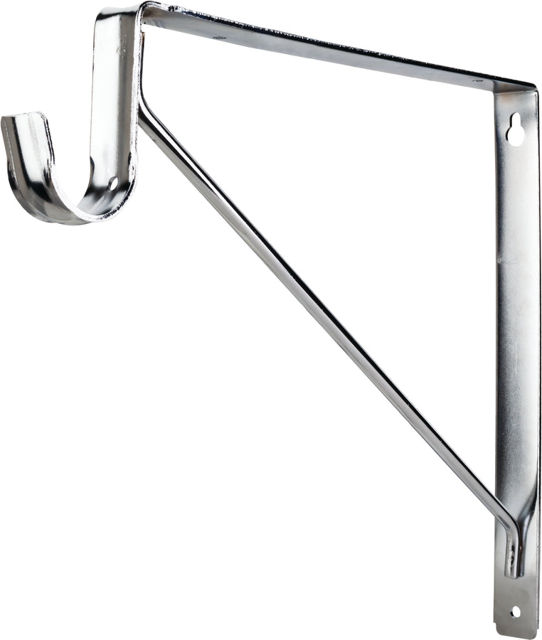 Shelf Bracket with Rod Support for 1-5/16
